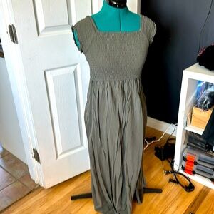 Olive green Dress